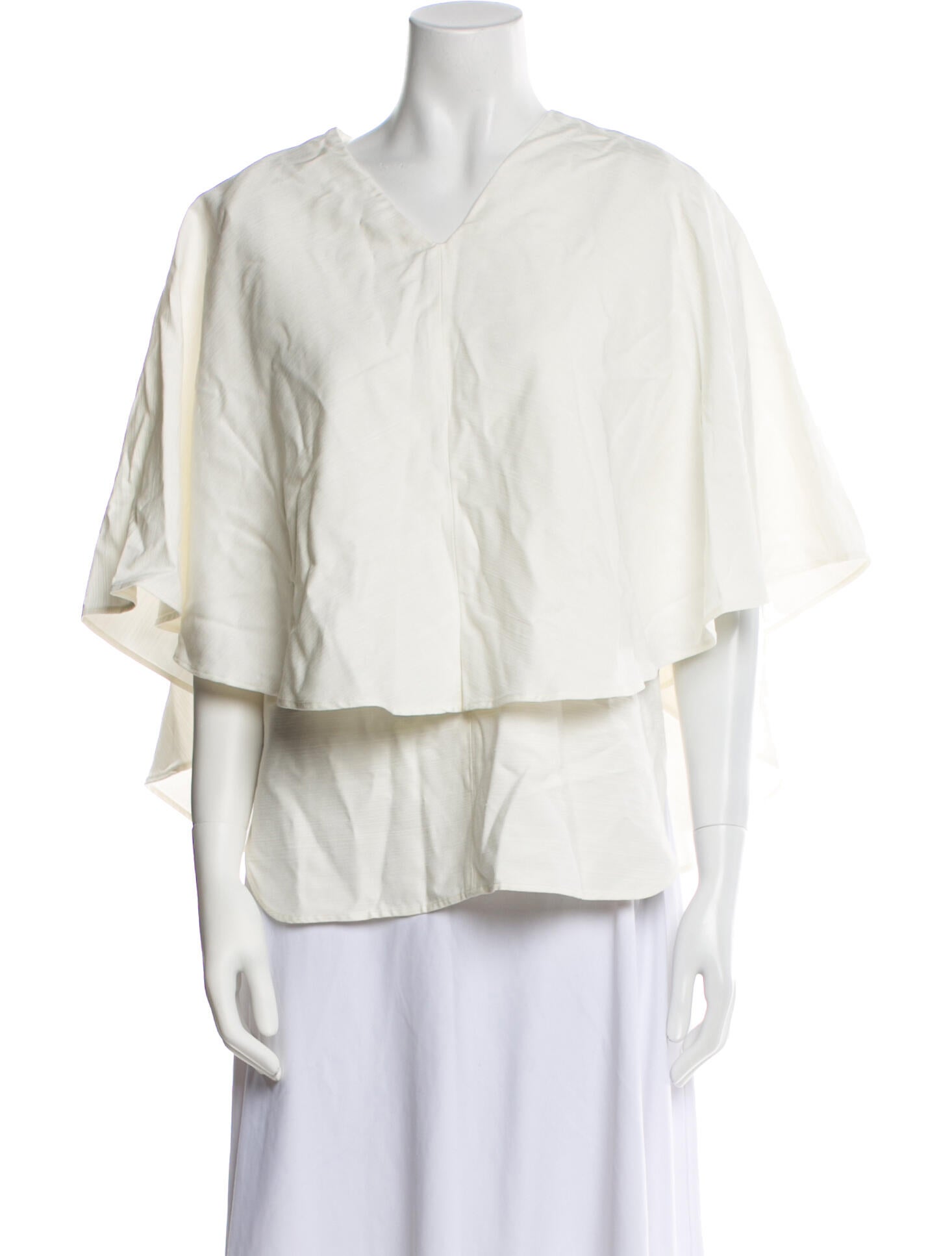 Loulou Studio V-Neck Three-Quarter Sleeve Blouse w/ Tags