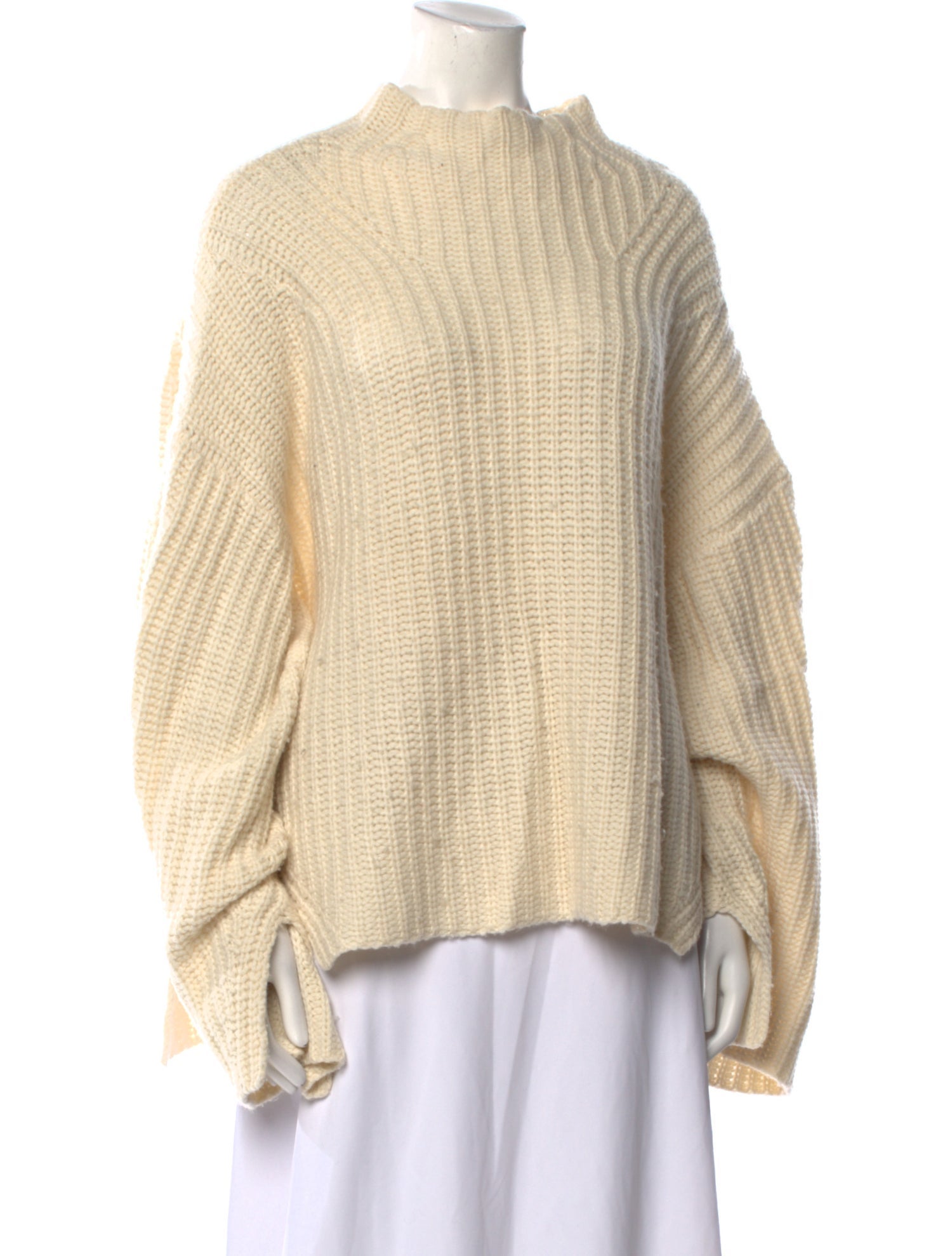 Loulou Studio Cashmere Mock Neck Sweater