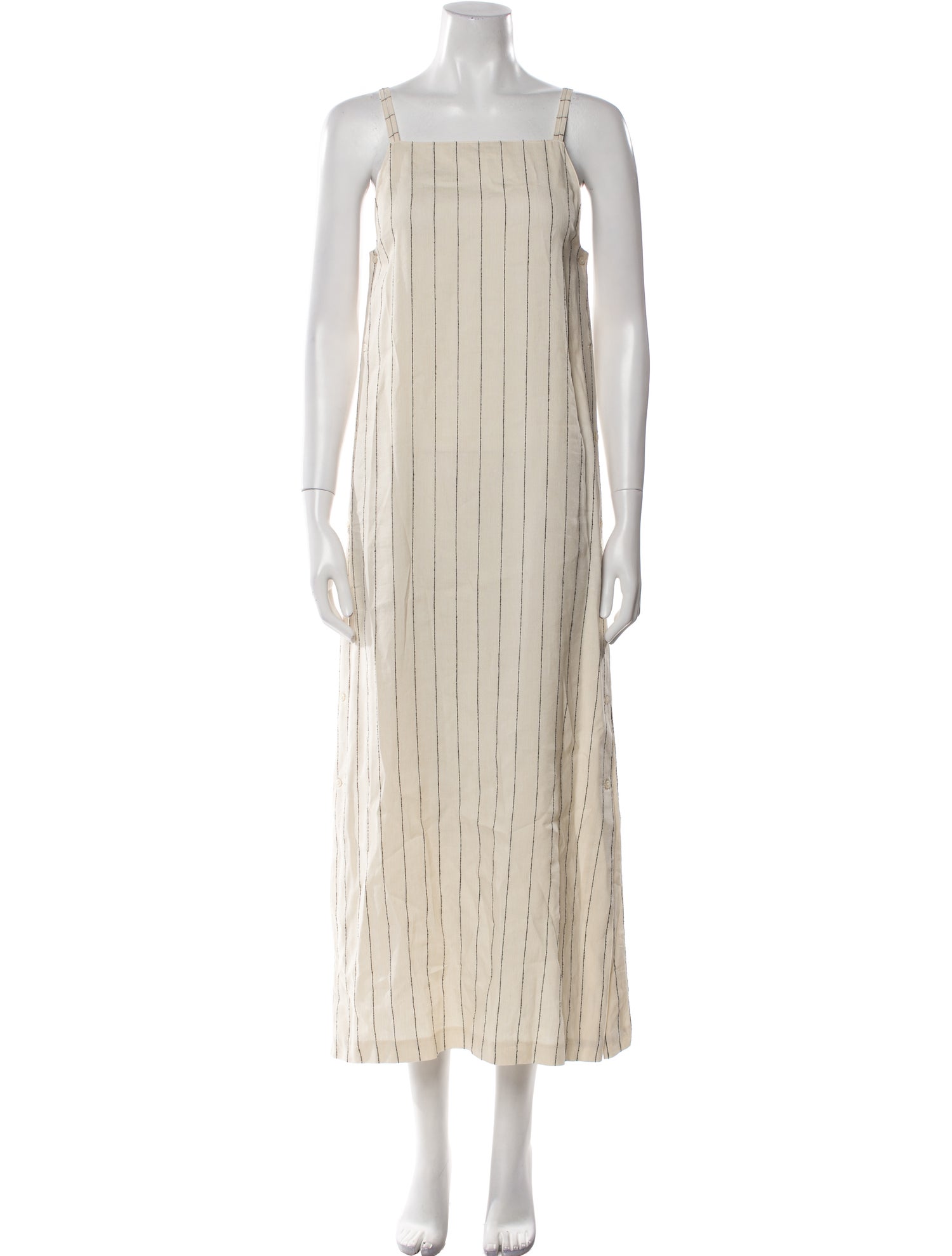 Loulou Studio Striped Long Dress
