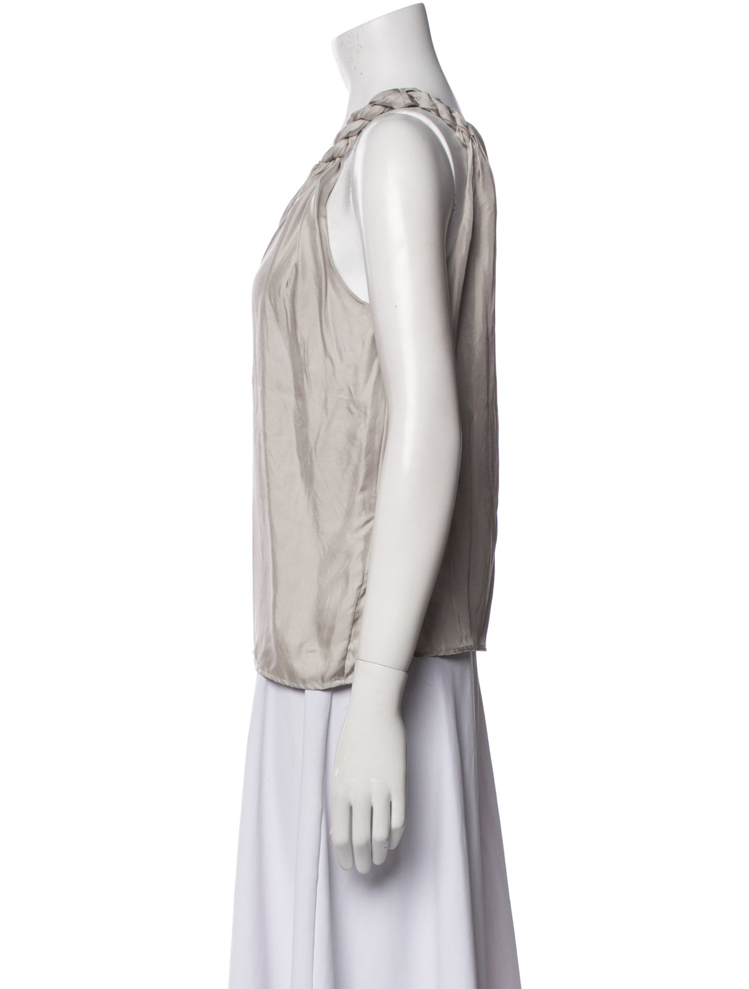 Loulou Studio Silk One-Shoulder Blouse