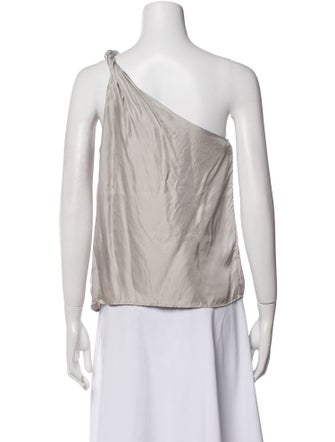 Loulou Studio Silk One-Shoulder Blouse