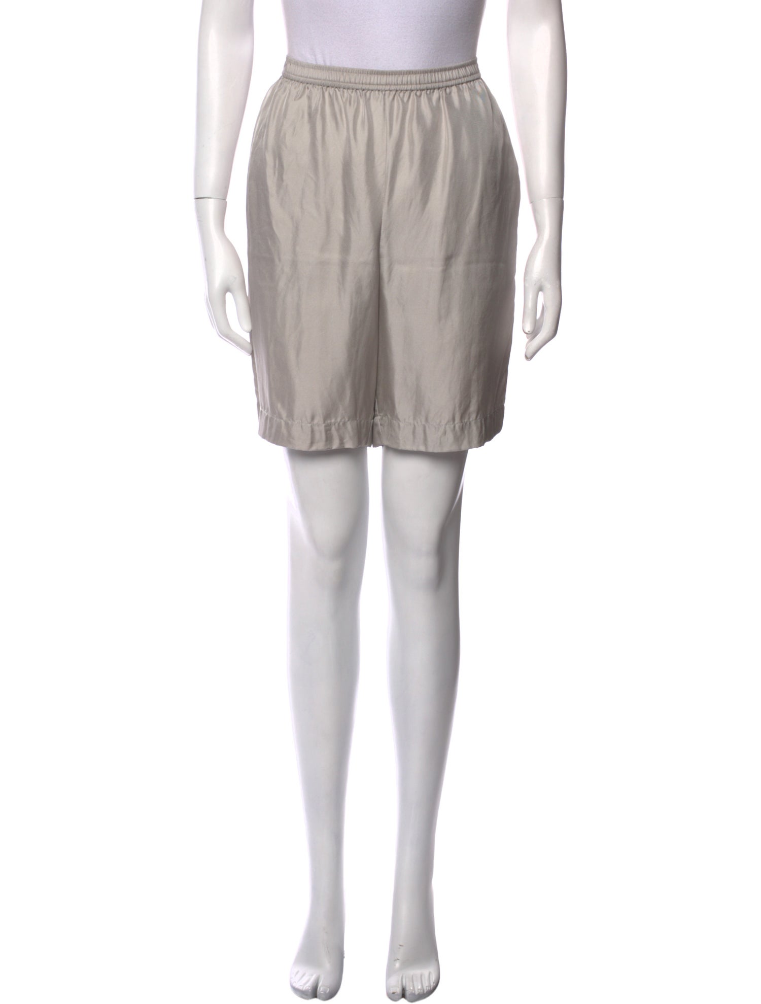 Loulou Studio Silk Knee-Length Shorts