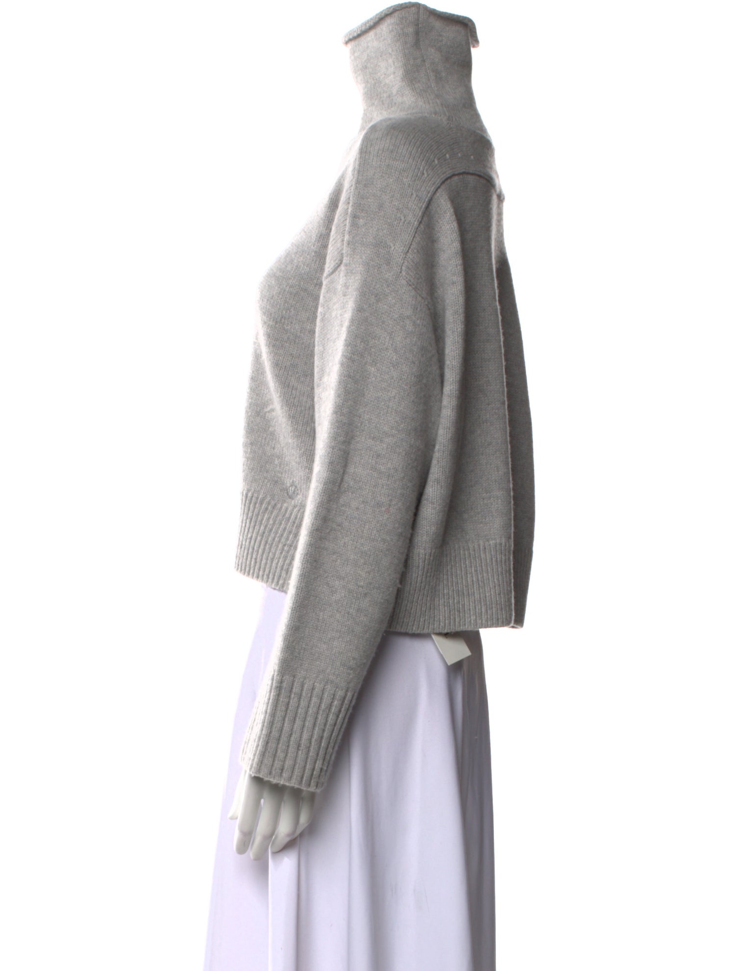 Loulou Studio Wool Mock Neck Sweater