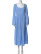 Loulou Studio Square Neckline Long Dress