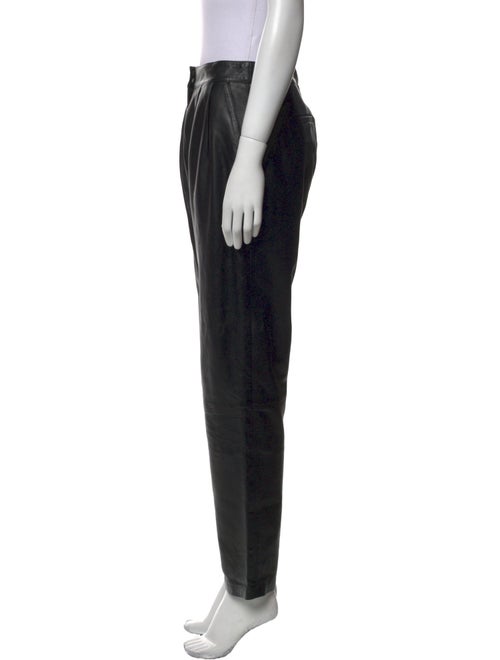 Loulou Studio Leather Straight Leg Pants