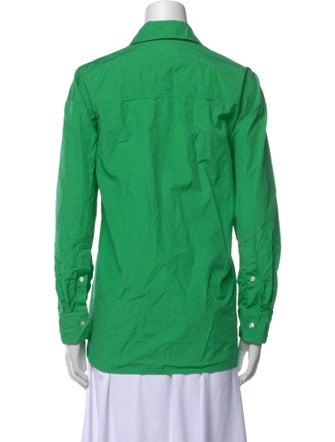 Loulou Studio Long Sleeve Button-Up Top