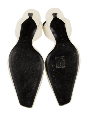 Loulou Studio Leather Slingback Pumps