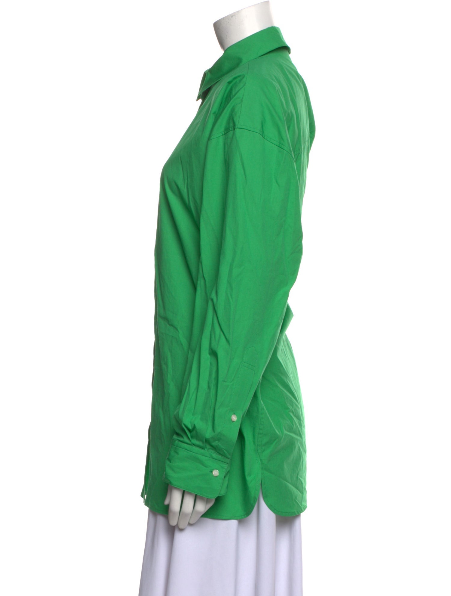 Loulou Studio Long Sleeve Button-Up Top