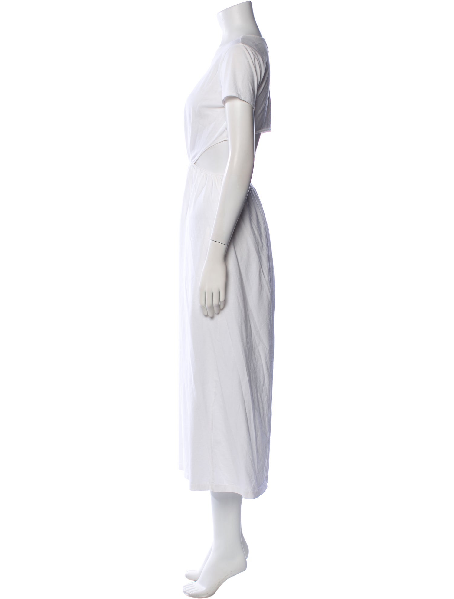 Loulou Studio Crew Neck Long Dress