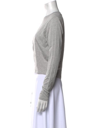 Loulou Studio Crew Neck Long Sleeve Sweatshirt