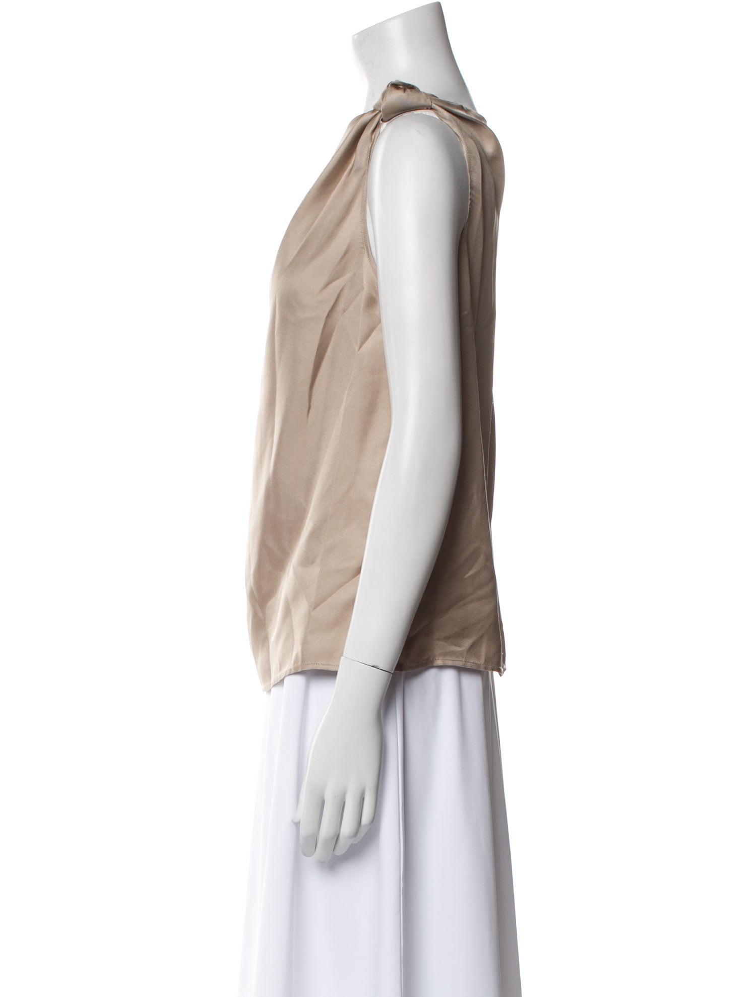 Loulou Studio Silk Cowl Neck Blouse