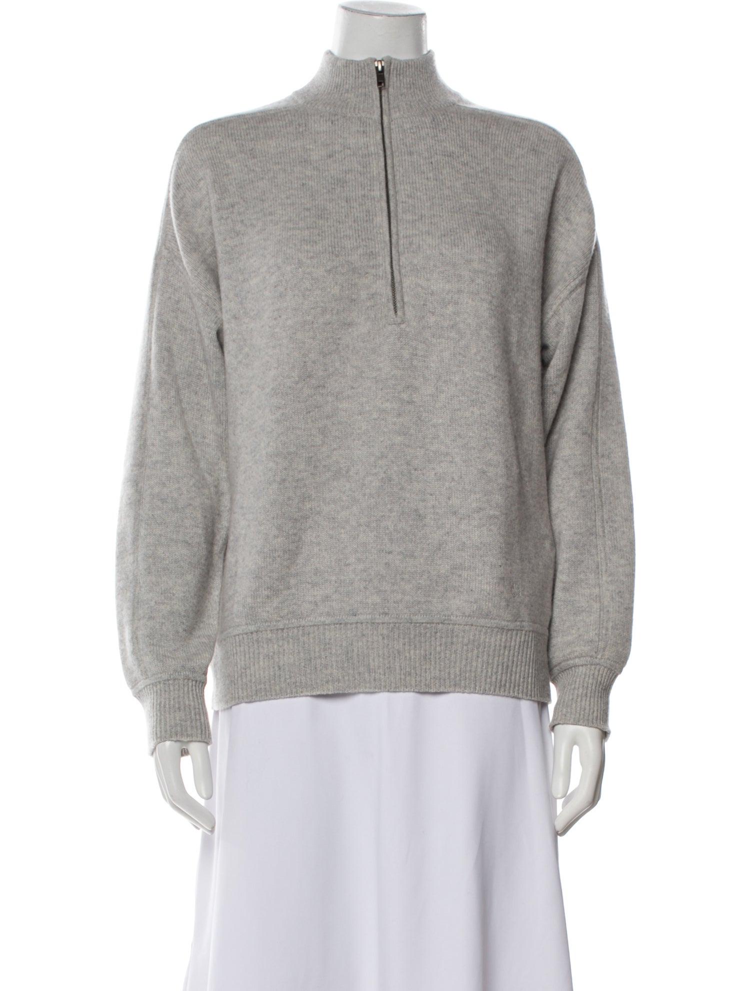 Loulou Studio Cashmere Mock Neck Sweater