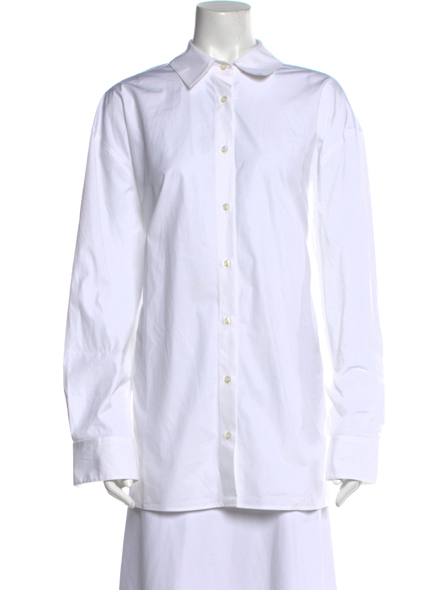 Loulou Studio Long Sleeve Button-Up Top