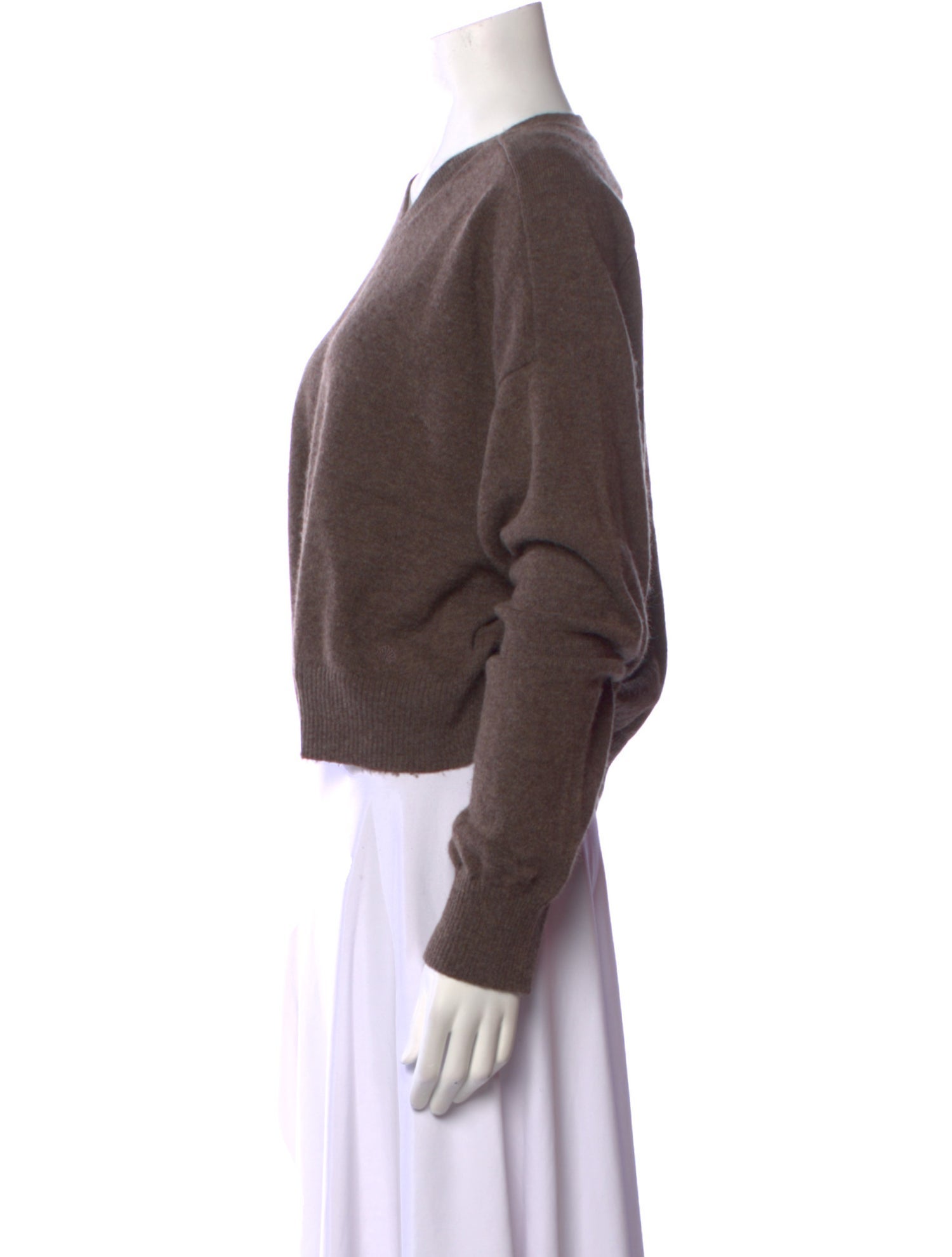 Loulou Studio Cashmere V-Neck Sweater