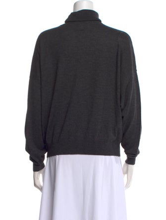 Loulou Studio Wool Mock Neck Sweater