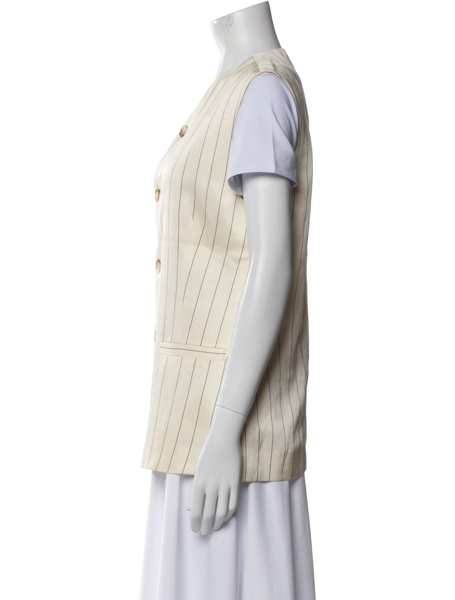 Loulou Studio Striped Vest