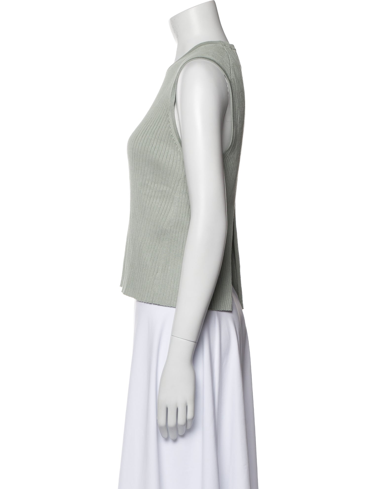 Loulou Studio Crew Neck Sleeveless Crop Top w/ Tags