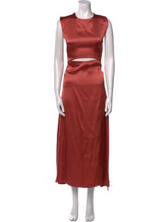 Loulou Studio Silk Long Dress