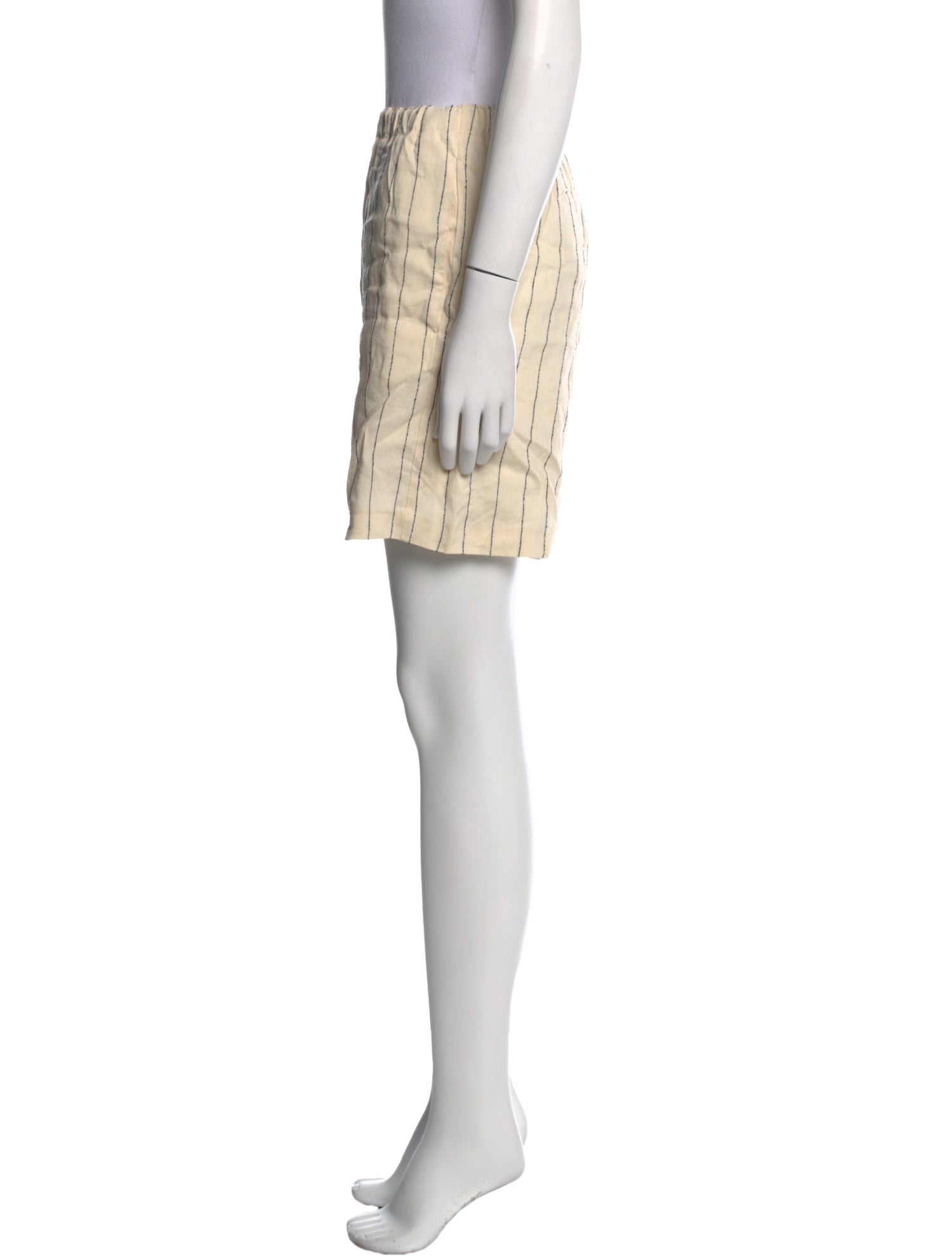 Loulou Studio Striped Mini Shorts