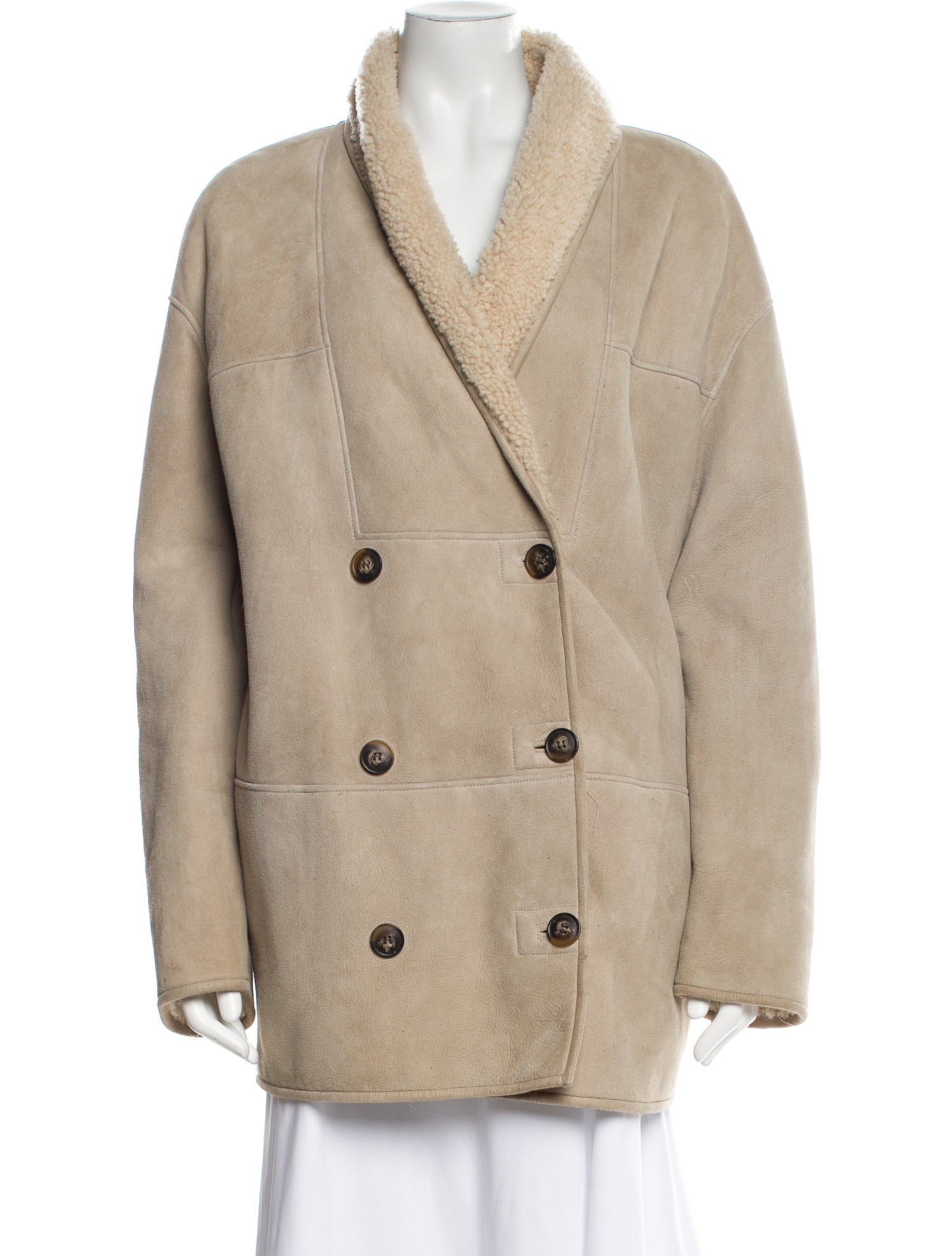Loulou Studio Shearling Fur Coat