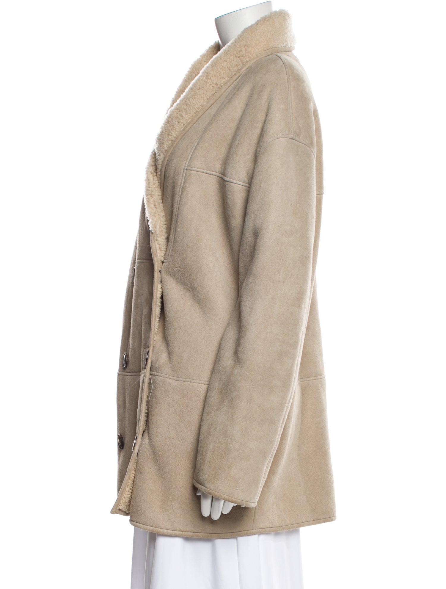 Loulou Studio Shearling Fur Coat