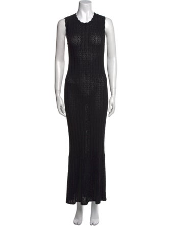 Loulou Studio Crew Neck Long Dress