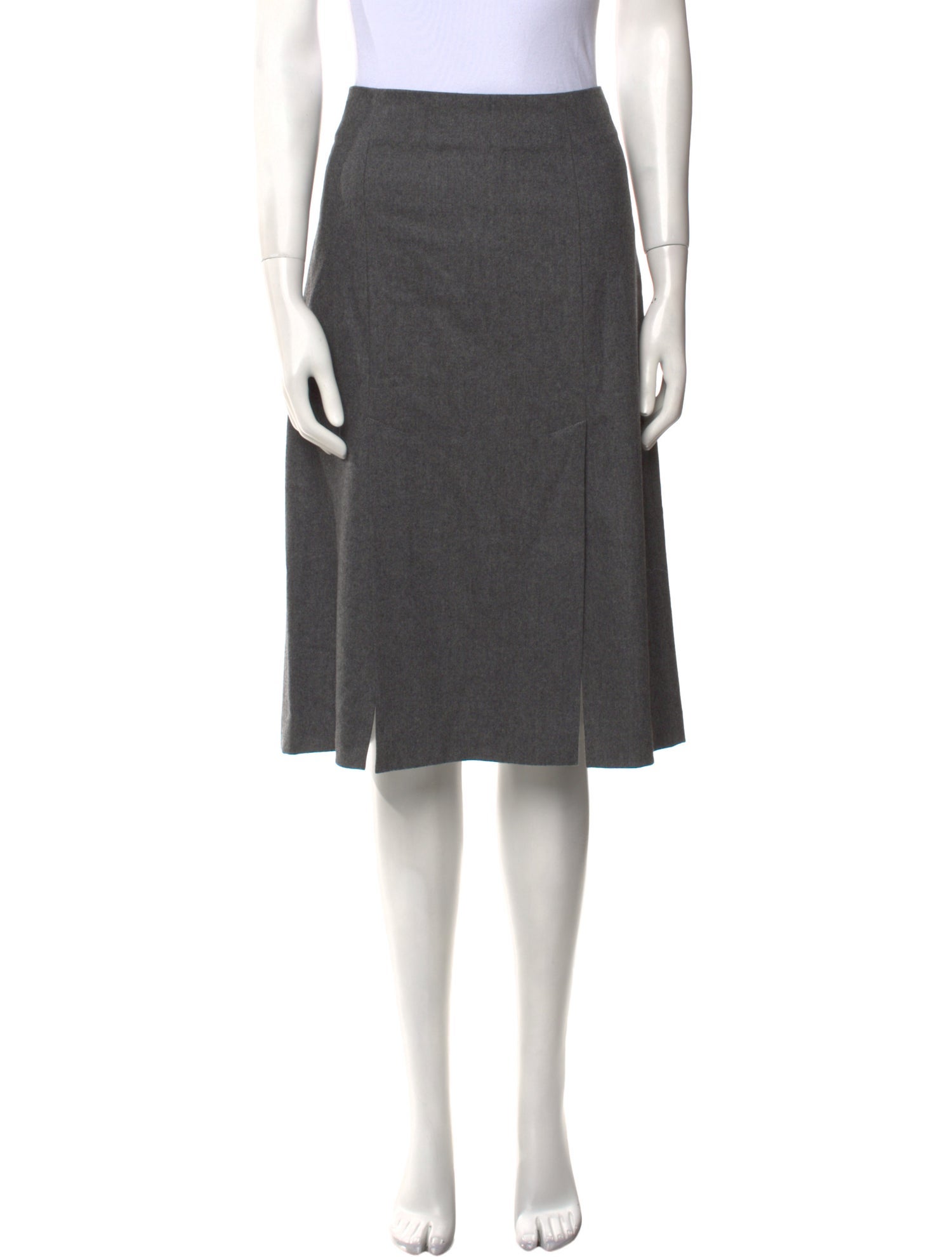 Loulou Studio Virgin Wool Knee-Length Skirt
