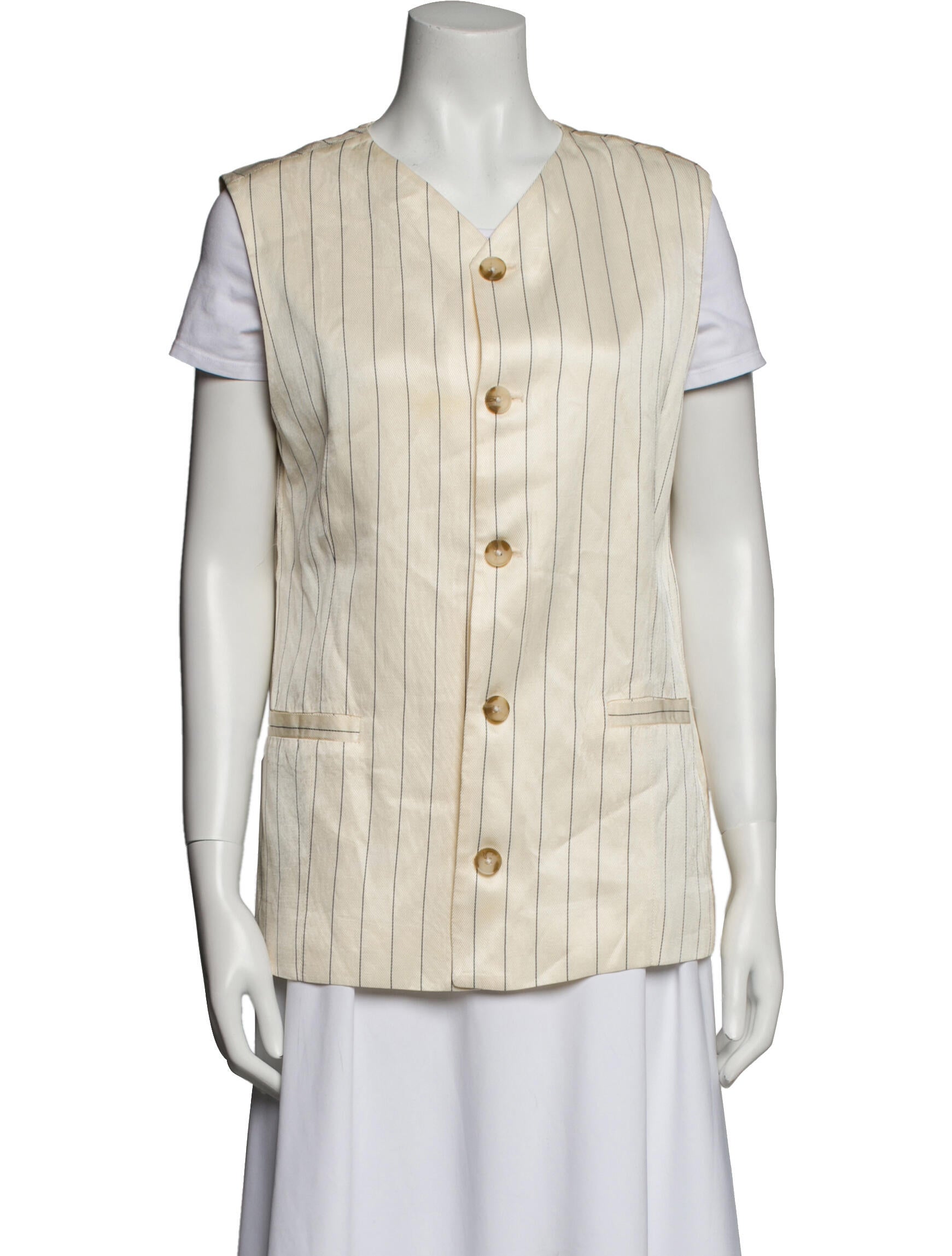 Loulou Studio Striped Vest