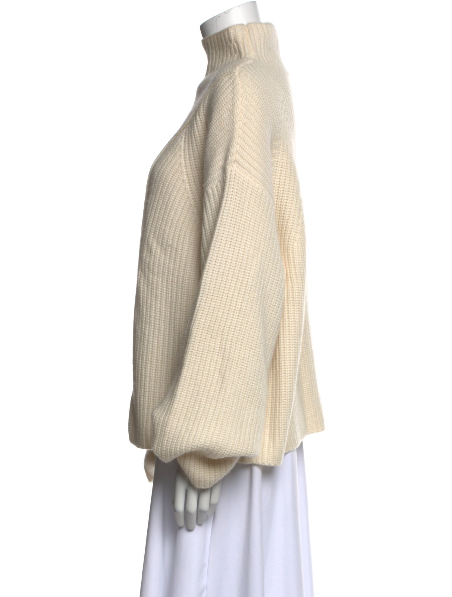 Loulou Studio Cashmere Mock Neck Sweater