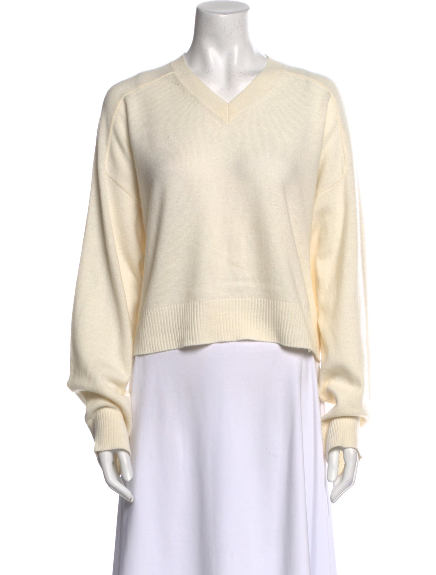 Loulou Studio Cashmere V-Neck Sweater