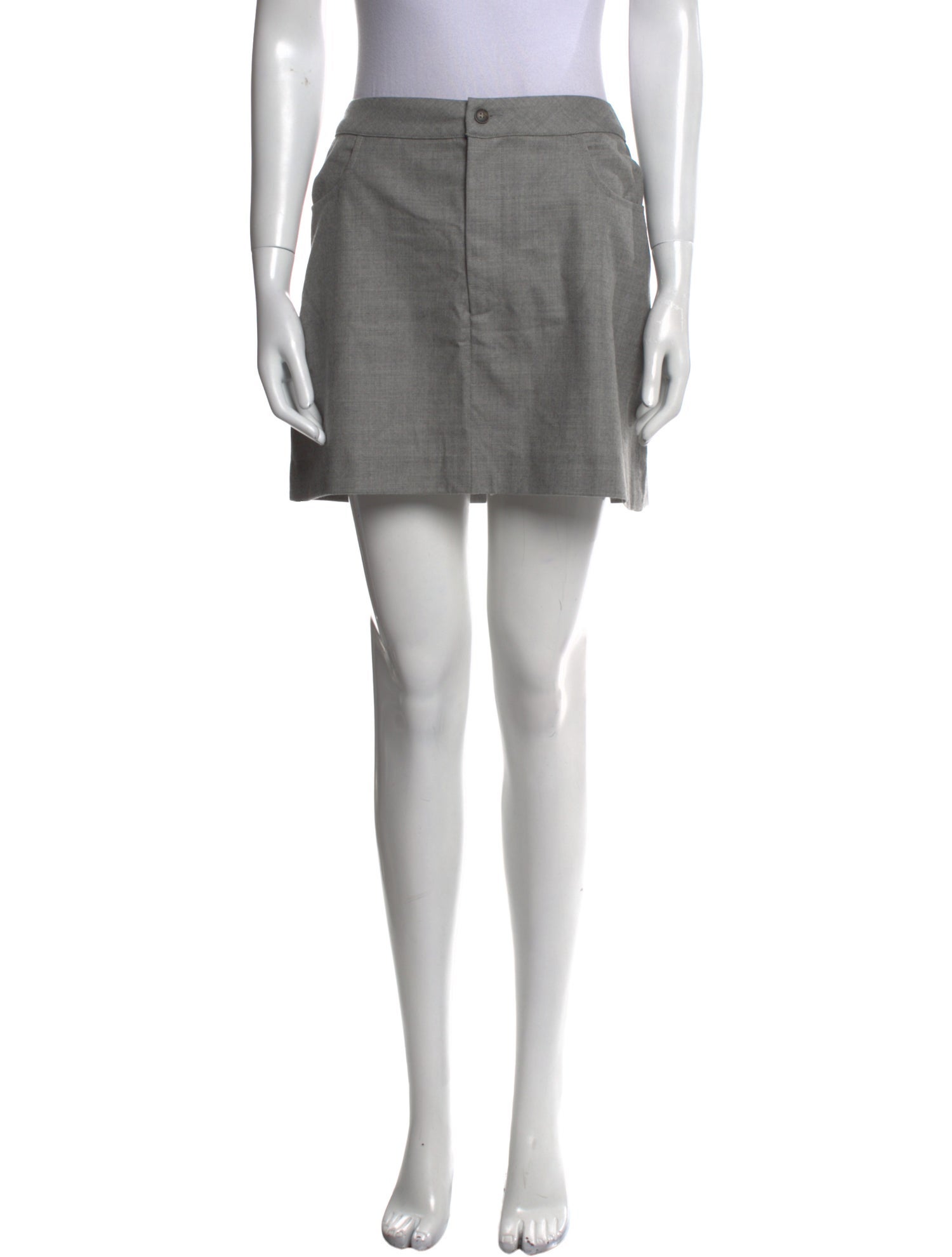 Loulou Studio Wool Mini Skirt
