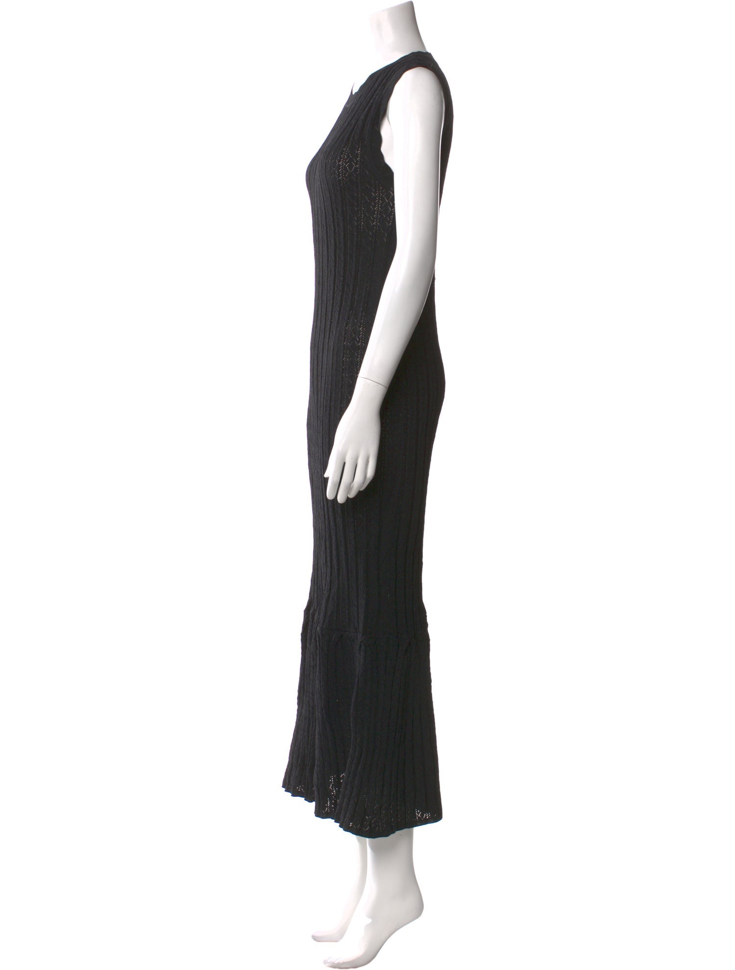 Loulou Studio Crew Neck Long Dress