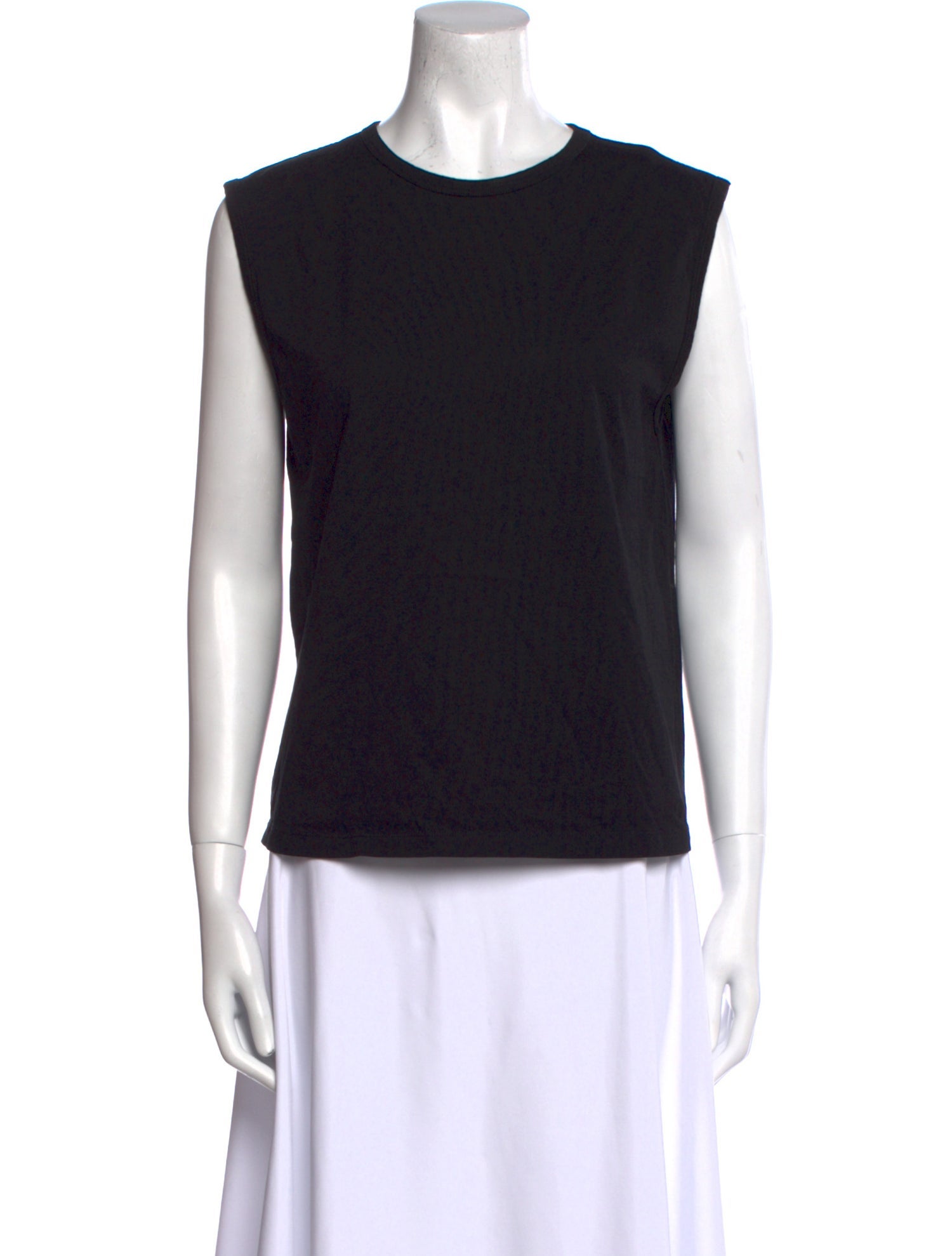 Loulou Studio Crew Neck Sleeveless Top