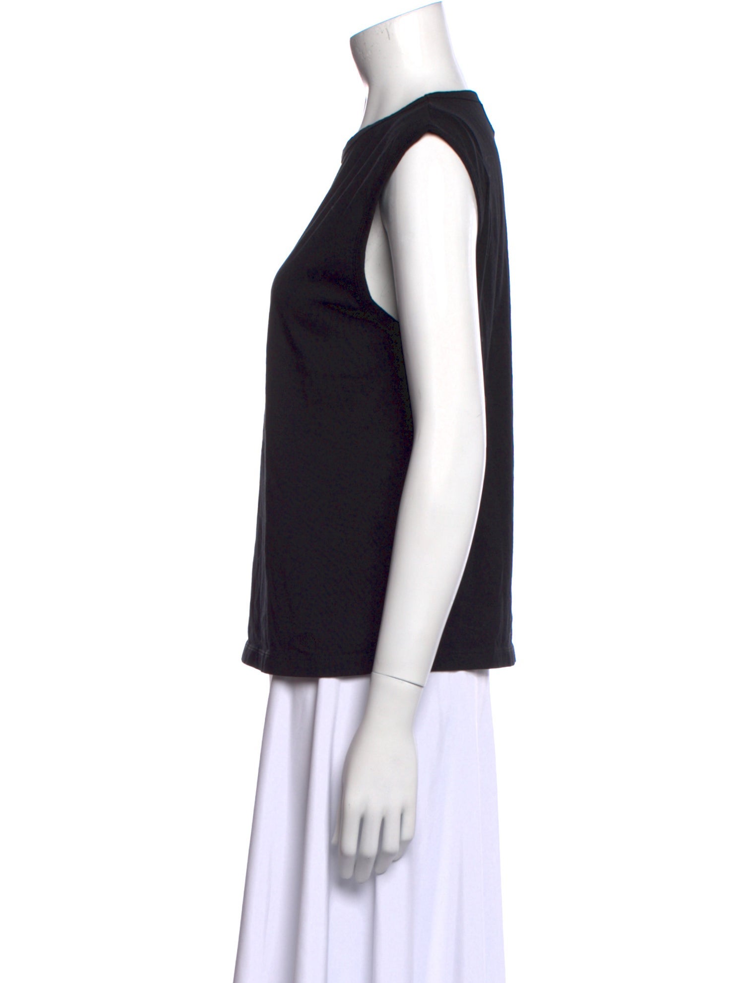 Loulou Studio Crew Neck Sleeveless Top