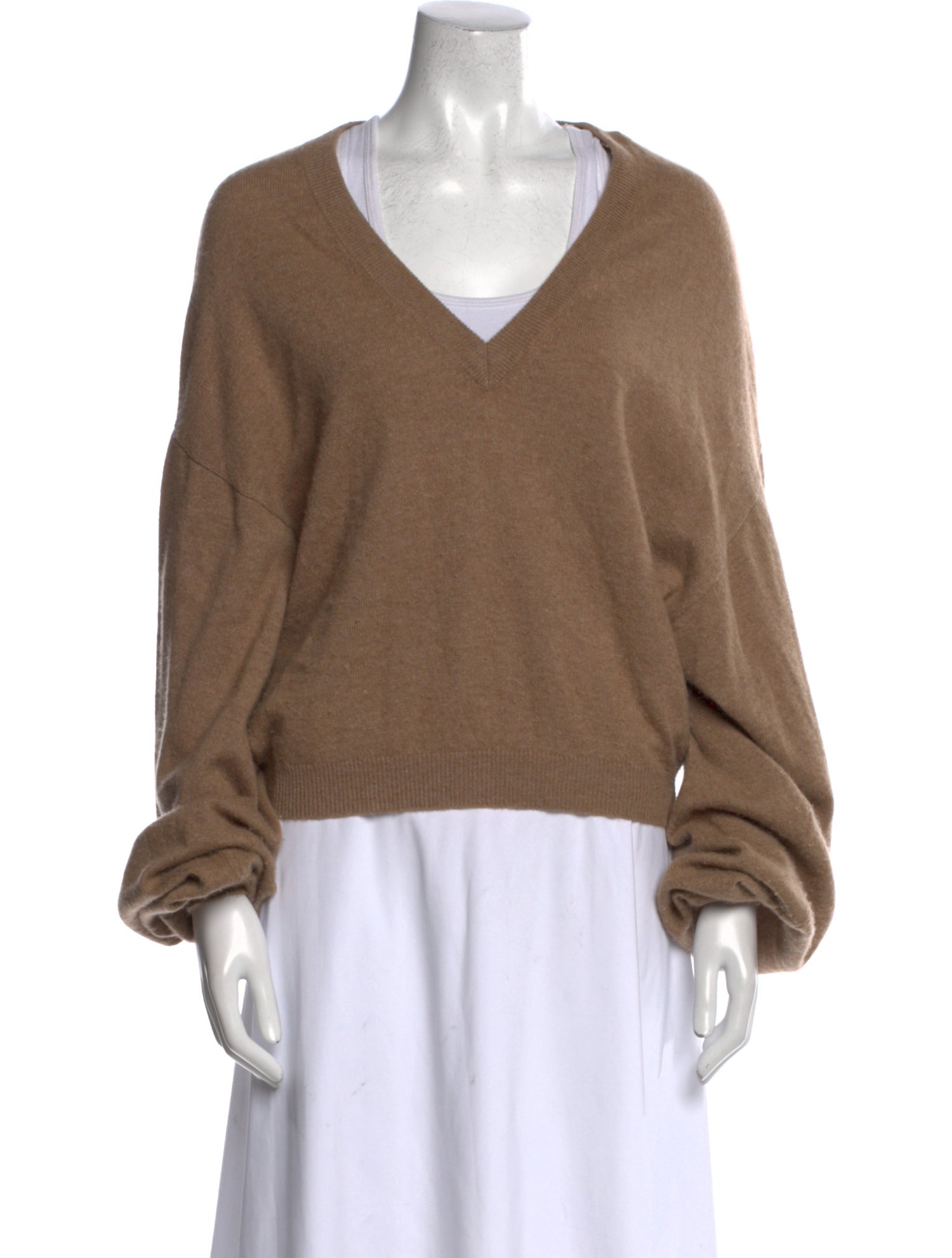 Loulou Studio Cashmere V-Neck Sweater