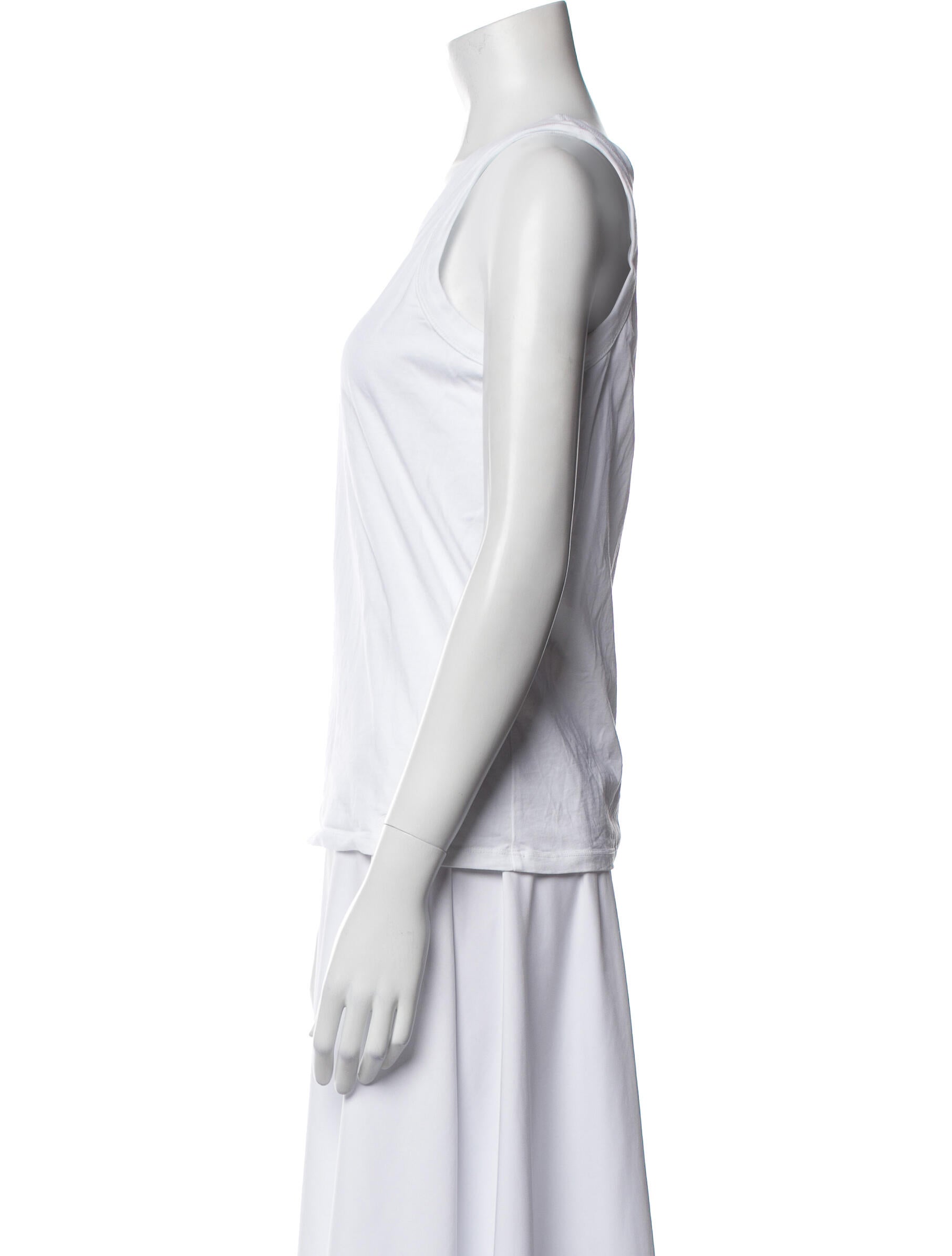 Loulou Studio Scoop Neck Sleeveless Top