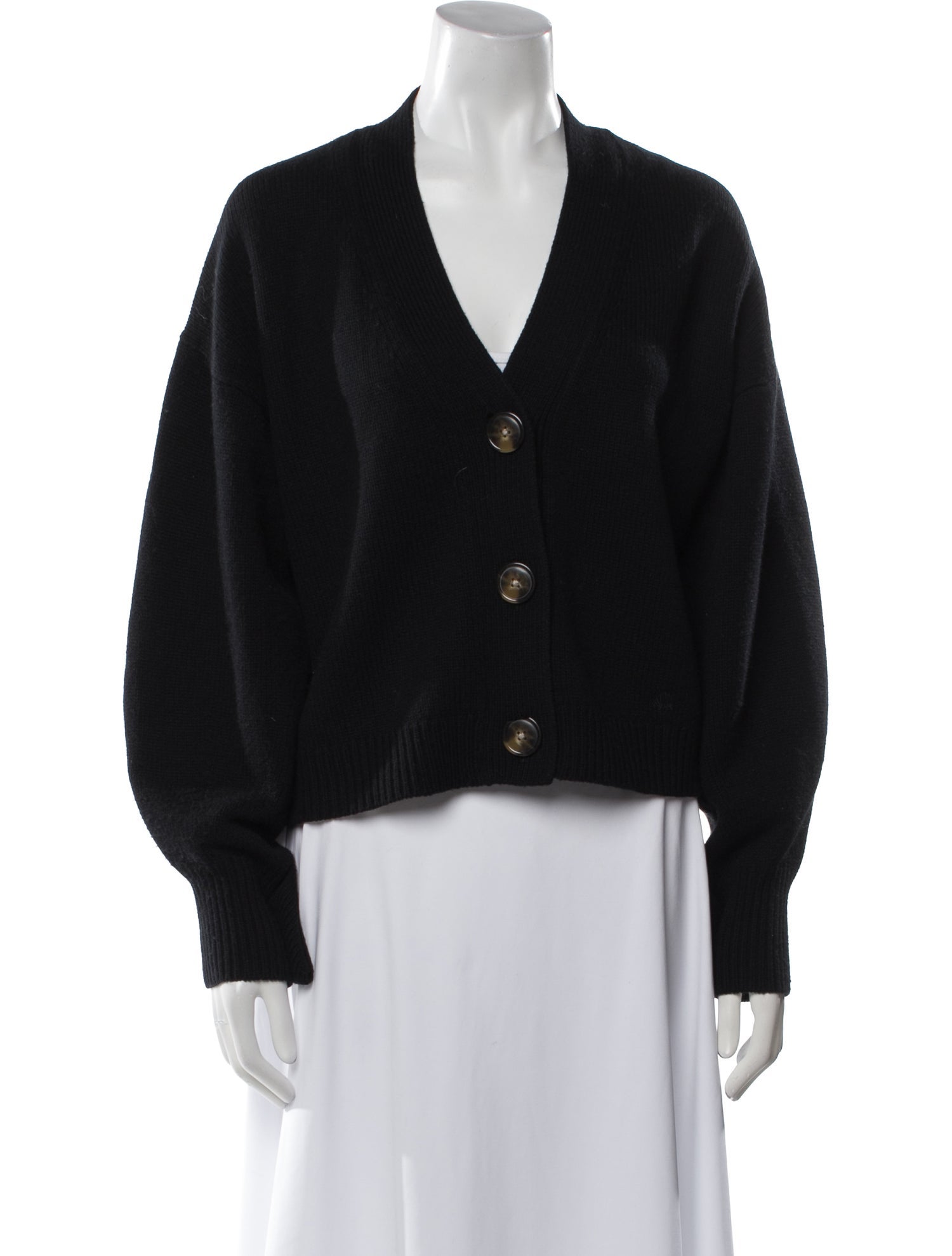 Loulou Studio Linen V-Neck Sweater