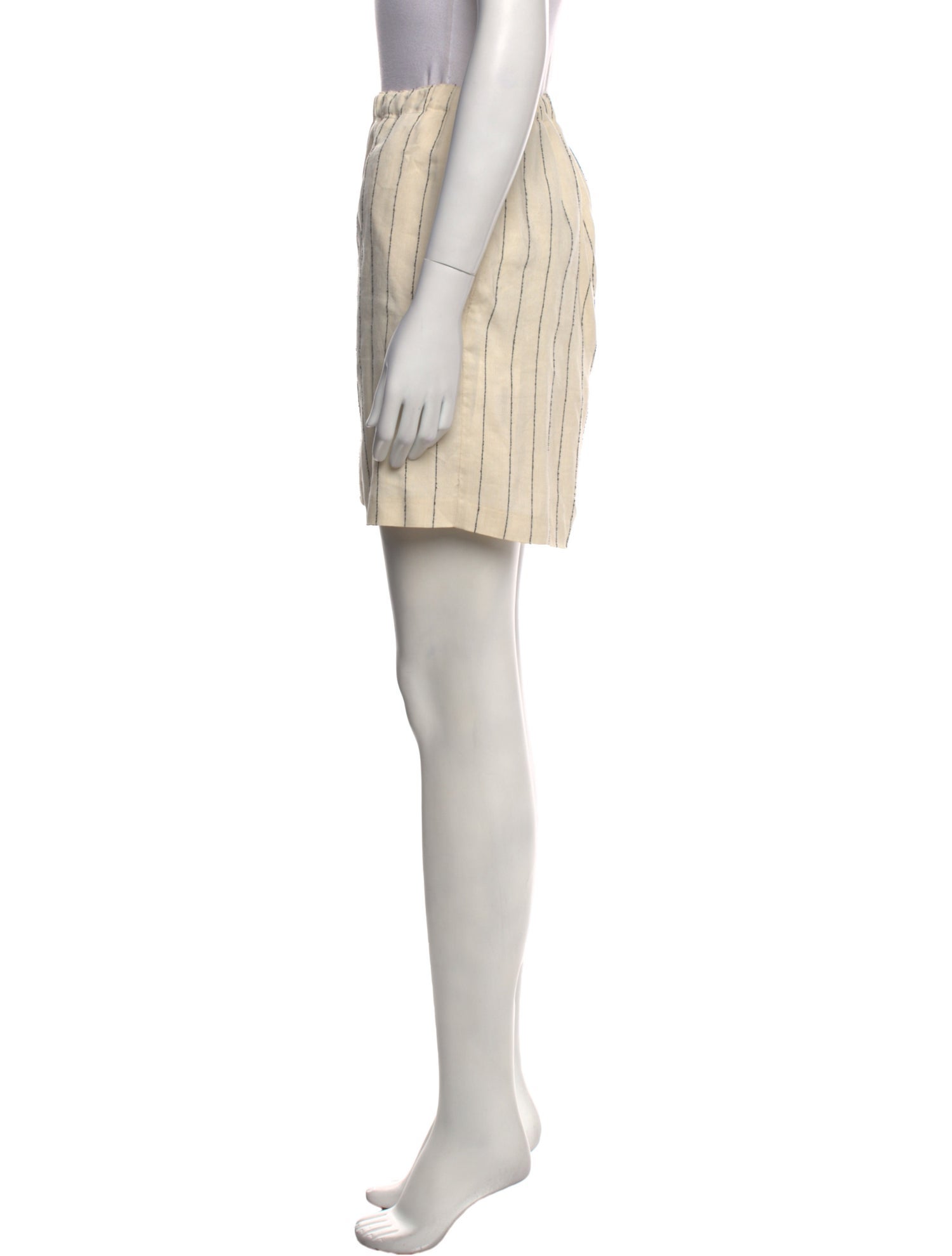 Loulou Studio Striped Mini Shorts