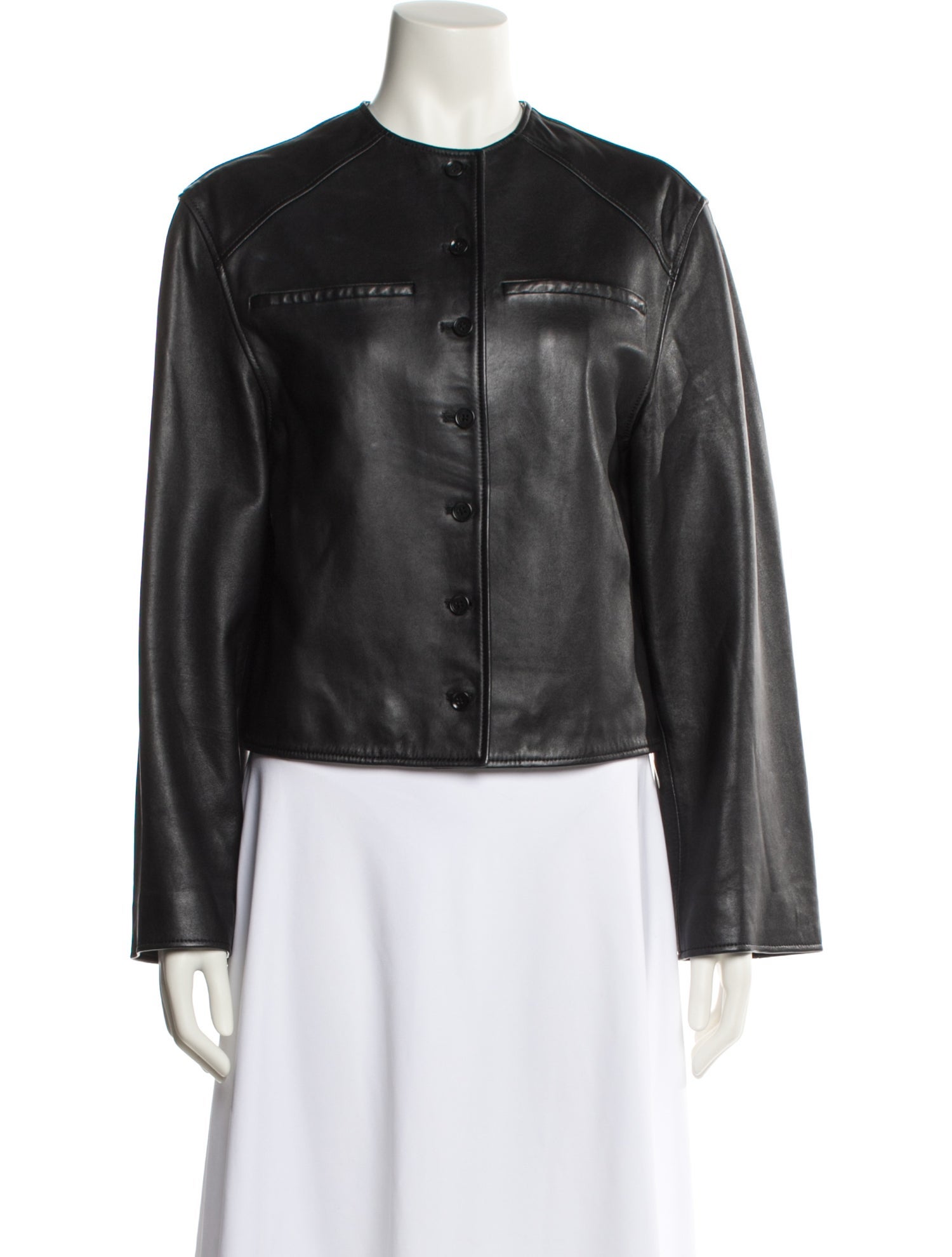 Loulou Studio Leather Biker Jacket