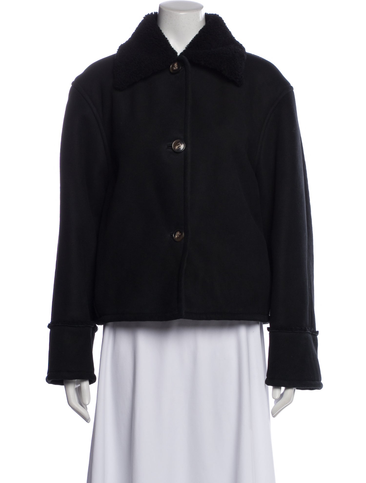 Loulou Studio Shearling Fur Coat