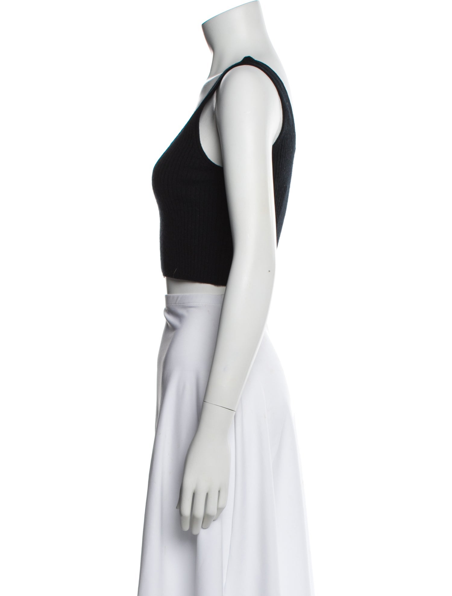 Loulou Studio Wool Scoop Neck Crop Top