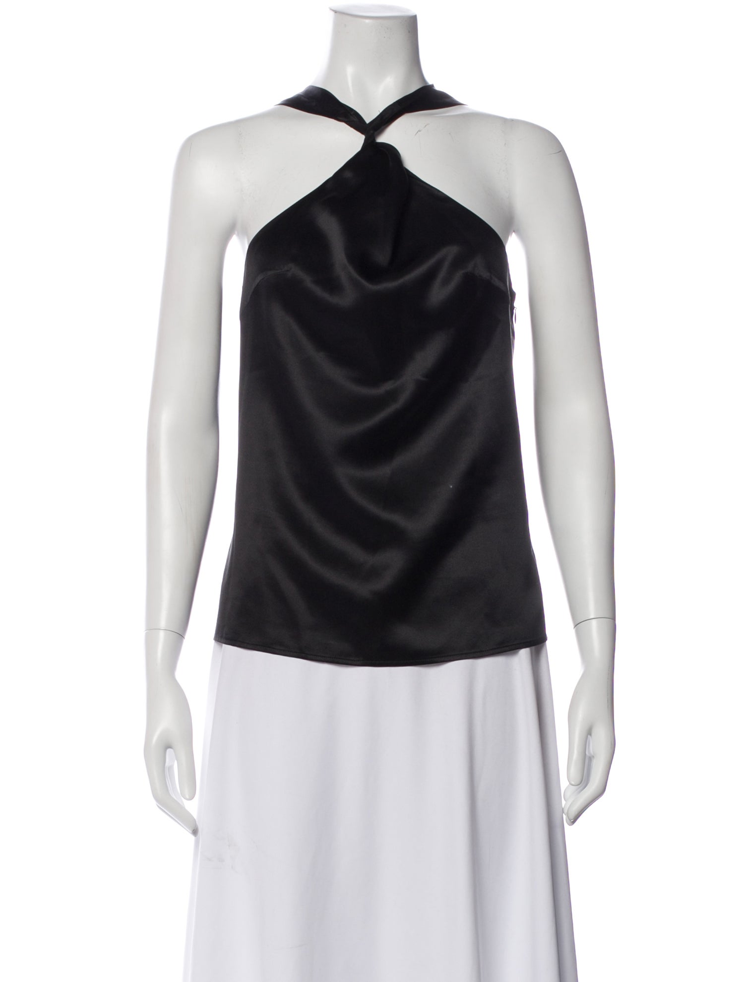 Loulou Studio Silk Halterneck Top