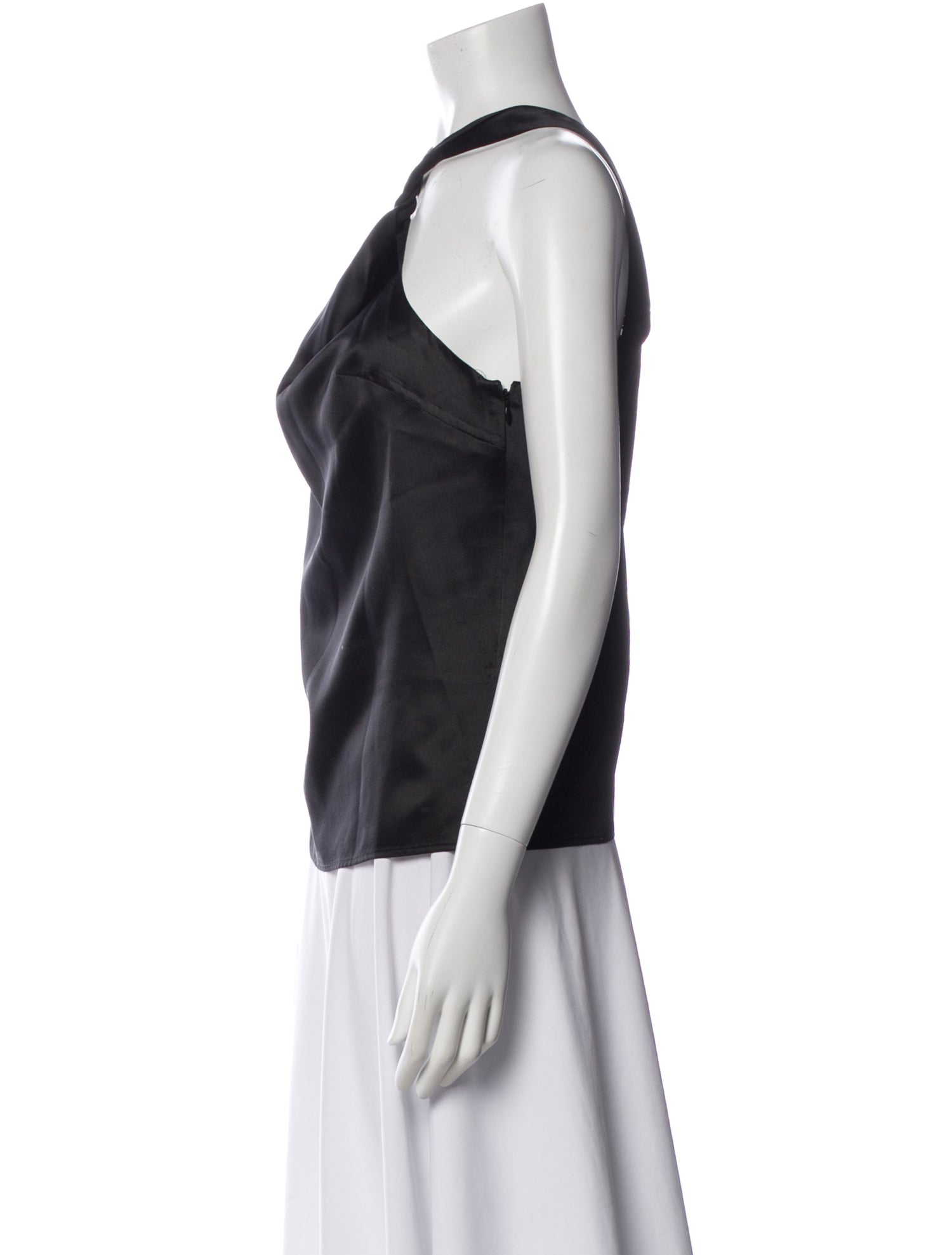 Loulou Studio Silk Halterneck Top