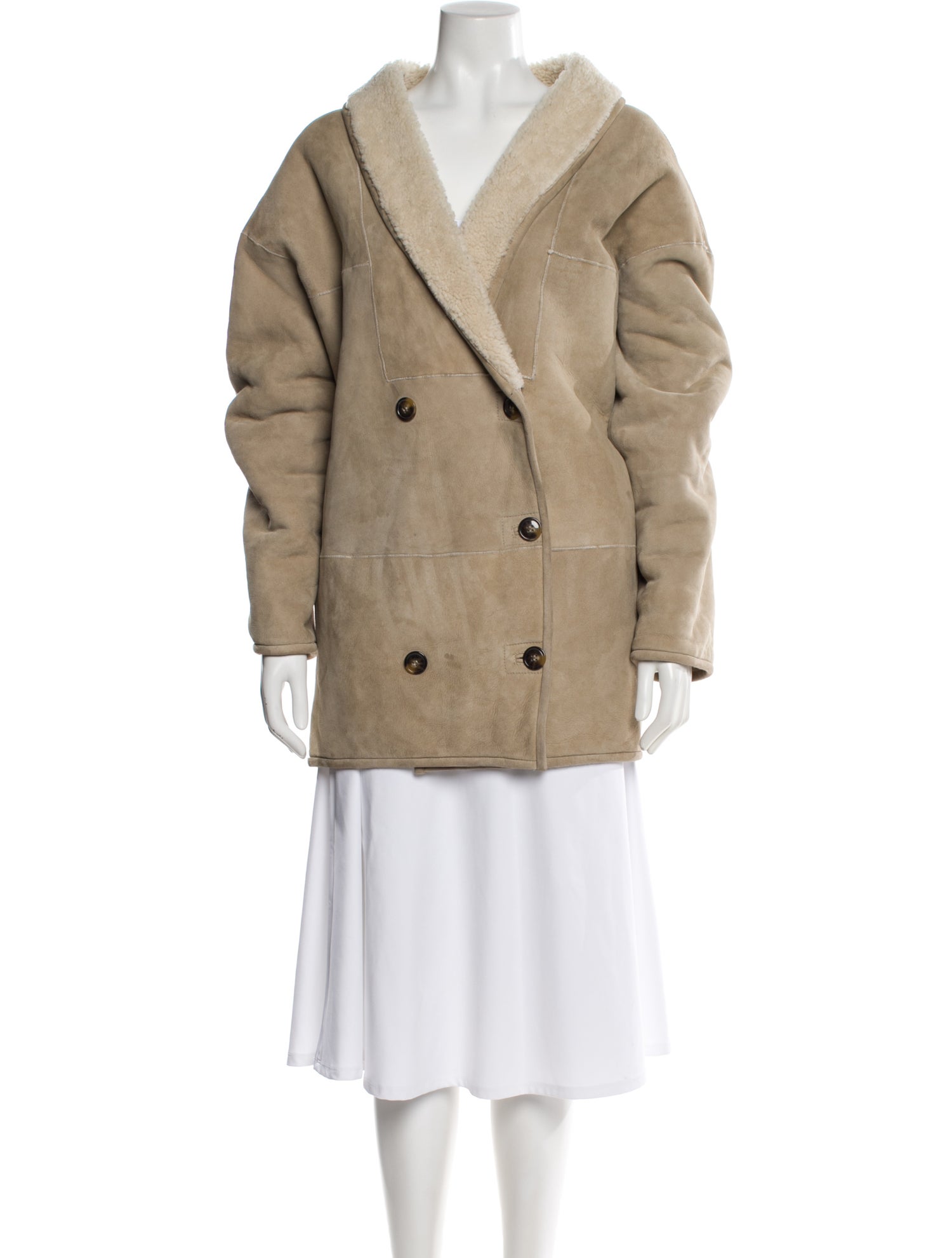 Loulou Studio Shearling Fur Coat