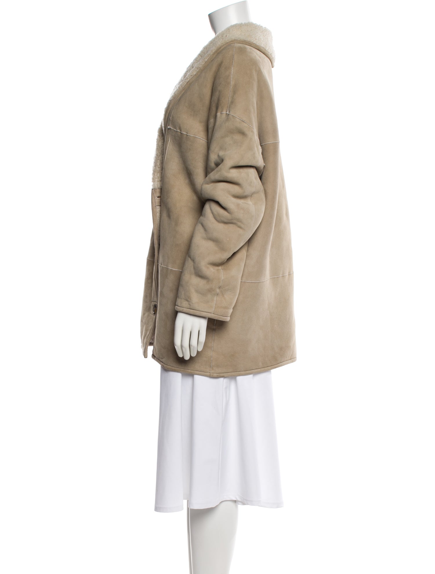 Loulou Studio Shearling Fur Coat