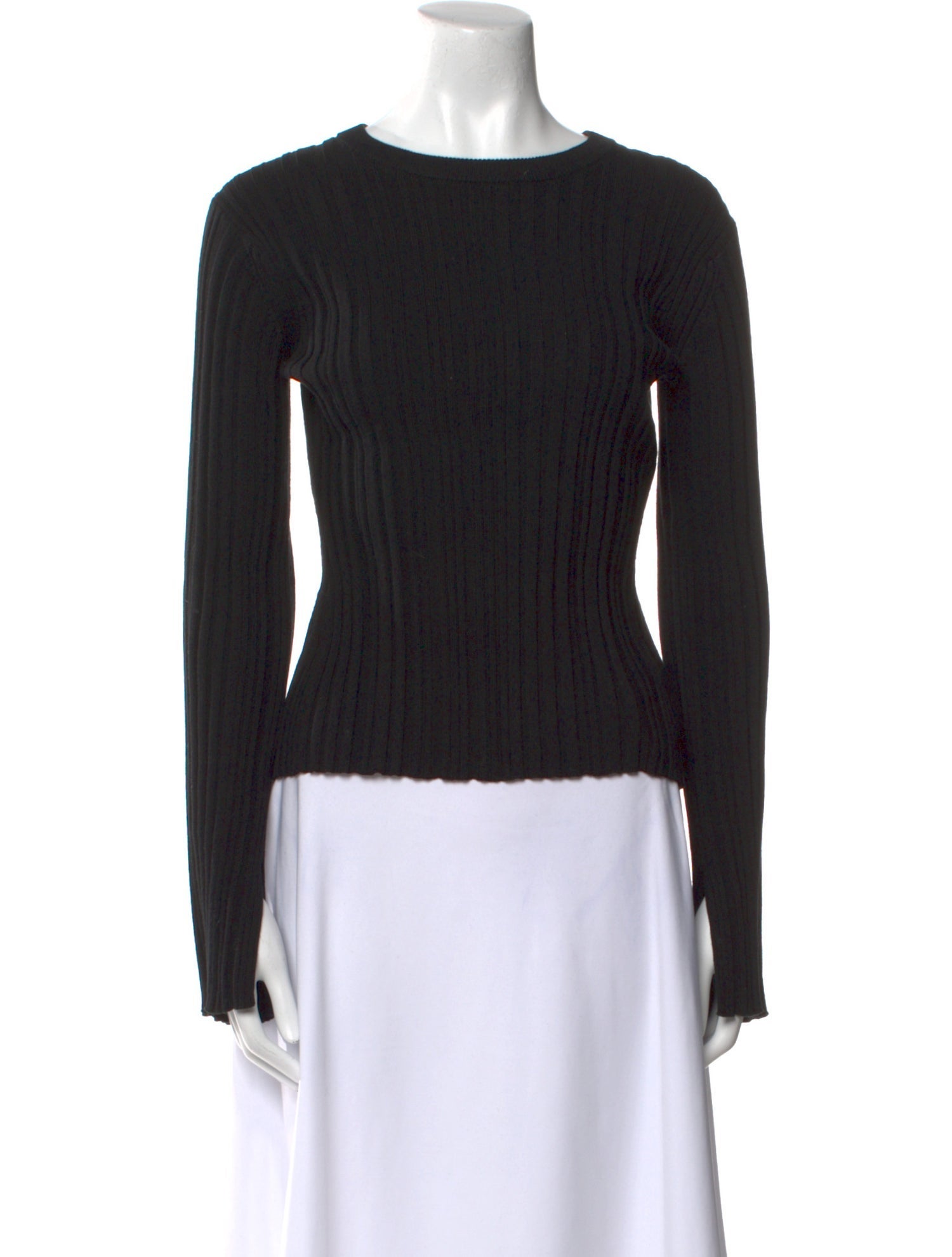 Loulou Studio Bateau Neckline Long Sleeve Top