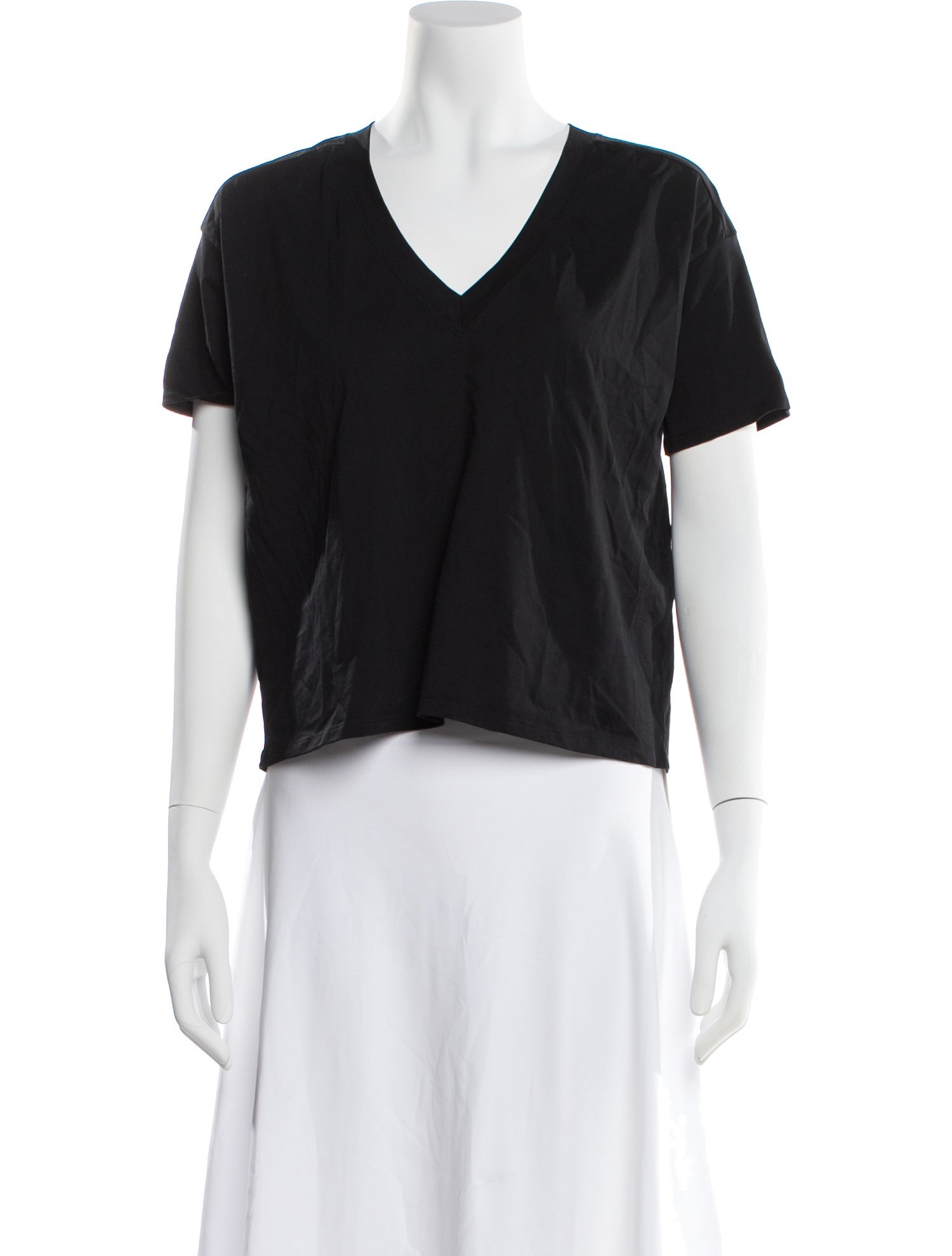 Loulou Studio Supima Cotton V-Neck T-Shirt