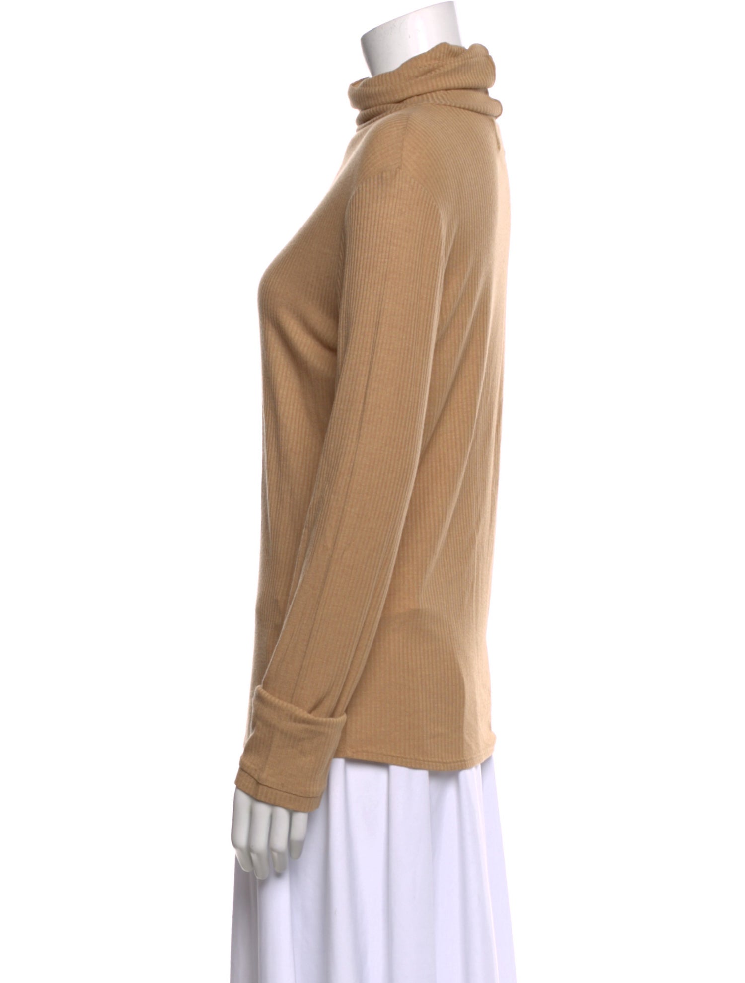 Loulou Studio Turtleneck Long Sleeve Top