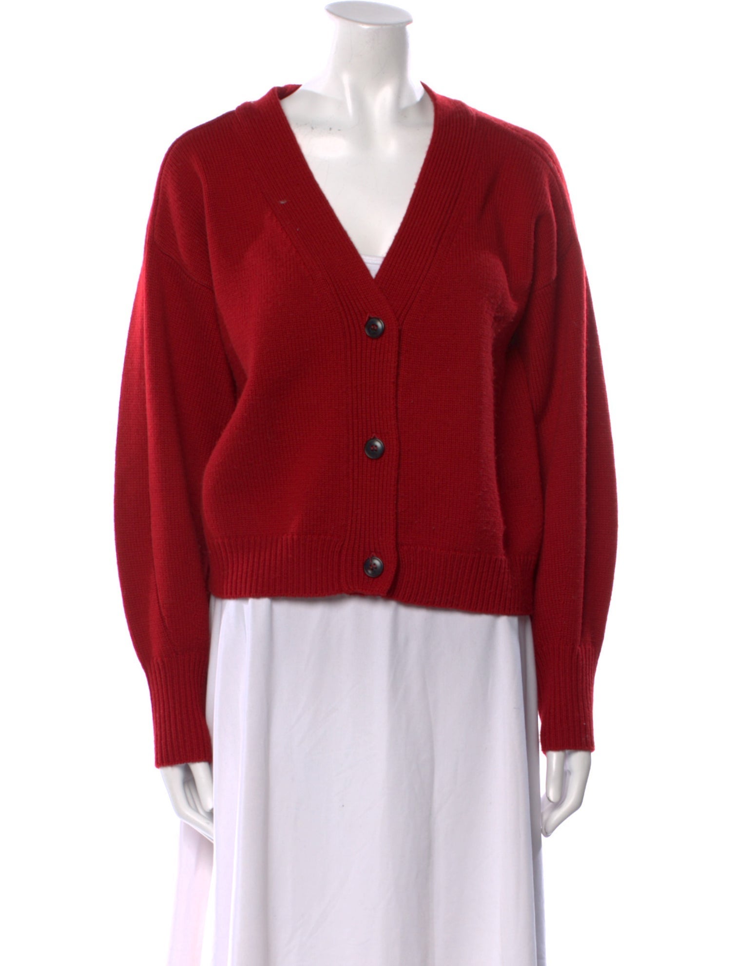 Loulou Studio Merino Wool V-Neck Sweater