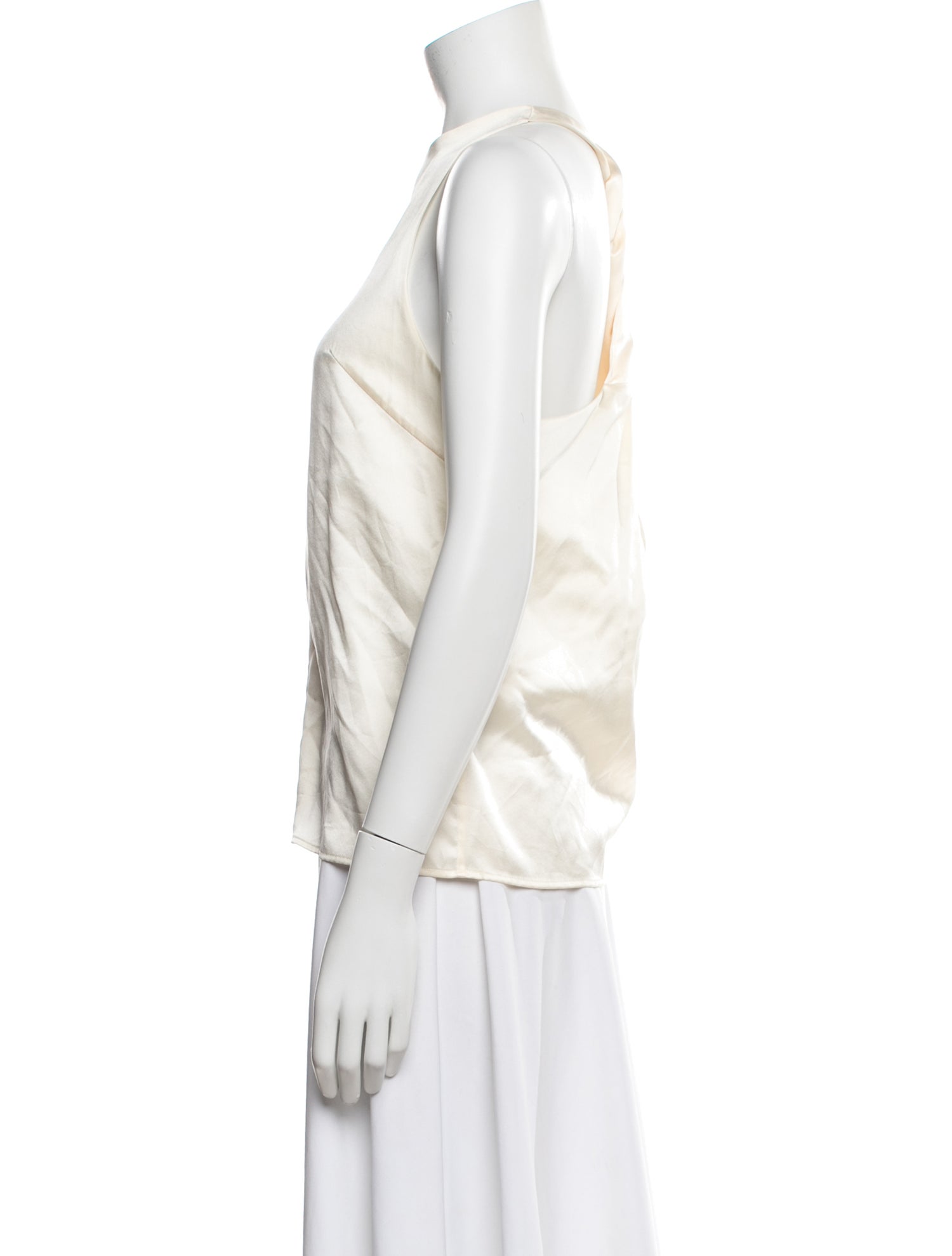 Loulou Studio Silk Sleeveless Top